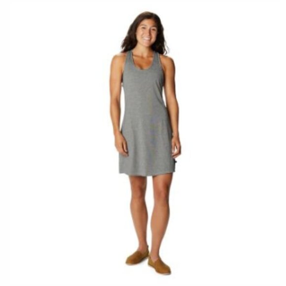 Mountain Hardware Everyday Perfect Racerback A-line Dress Sandblast/Gray Medium - Picture 1 of 7